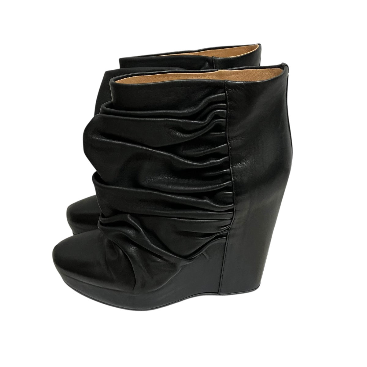 Maison Martin Margiela 22 レザーショートウエッジソールブーツS38WU0144 古着・中古-3枚目のアイテム画像
