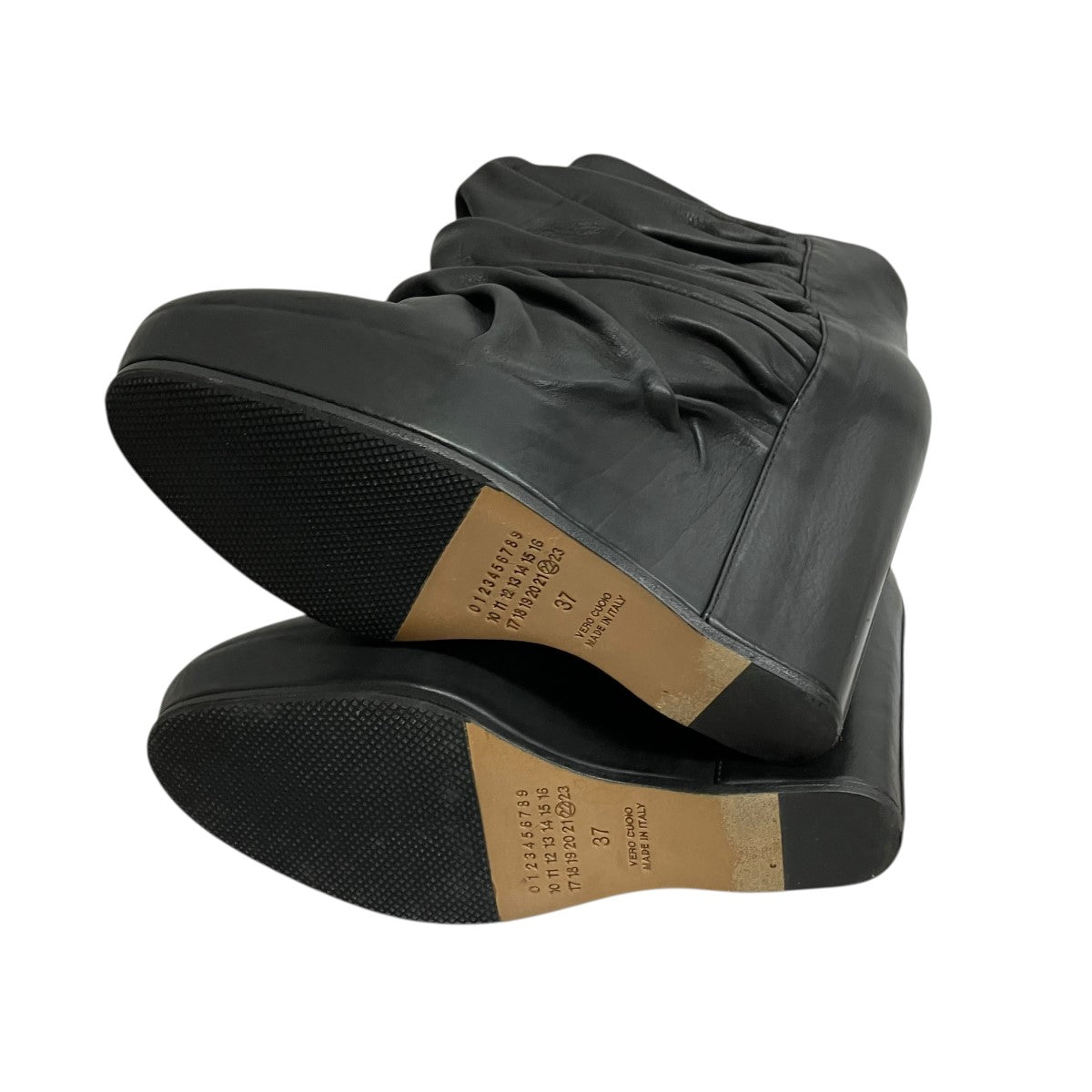 Maison Martin Margiela 22 レザーショートウエッジソールブーツS38WU0144 古着・中古-5枚目のアイテム画像
