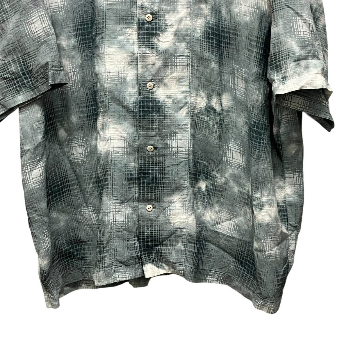 INNAT OMBRE CHECK SS SHIRTオンブレ半袖チェックシャツINNAT07-S03 古着・中古-4枚目のアイテム画像