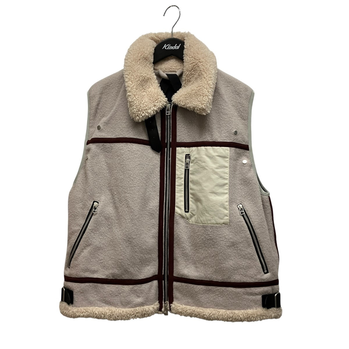meanswhile ２WAYレトロフリースメルトンジャケットMW-JKT20211 古着・中古-4枚目のアイテム画像
