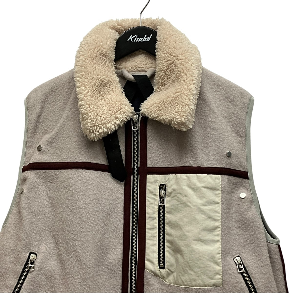 meanswhile ２WAYレトロフリースメルトンジャケットMW-JKT20211 古着・中古-7枚目のアイテム画像