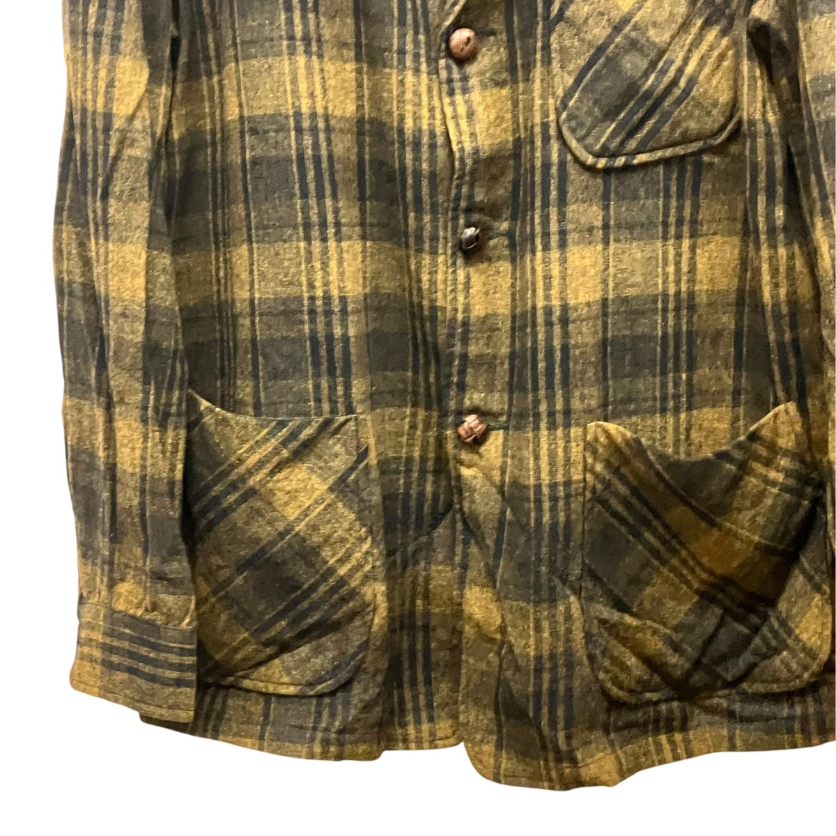 PENDLETON 60s 49er Jacketチェック柄ネルテーラードジャケット 古着・中古-5枚目のアイテム画像