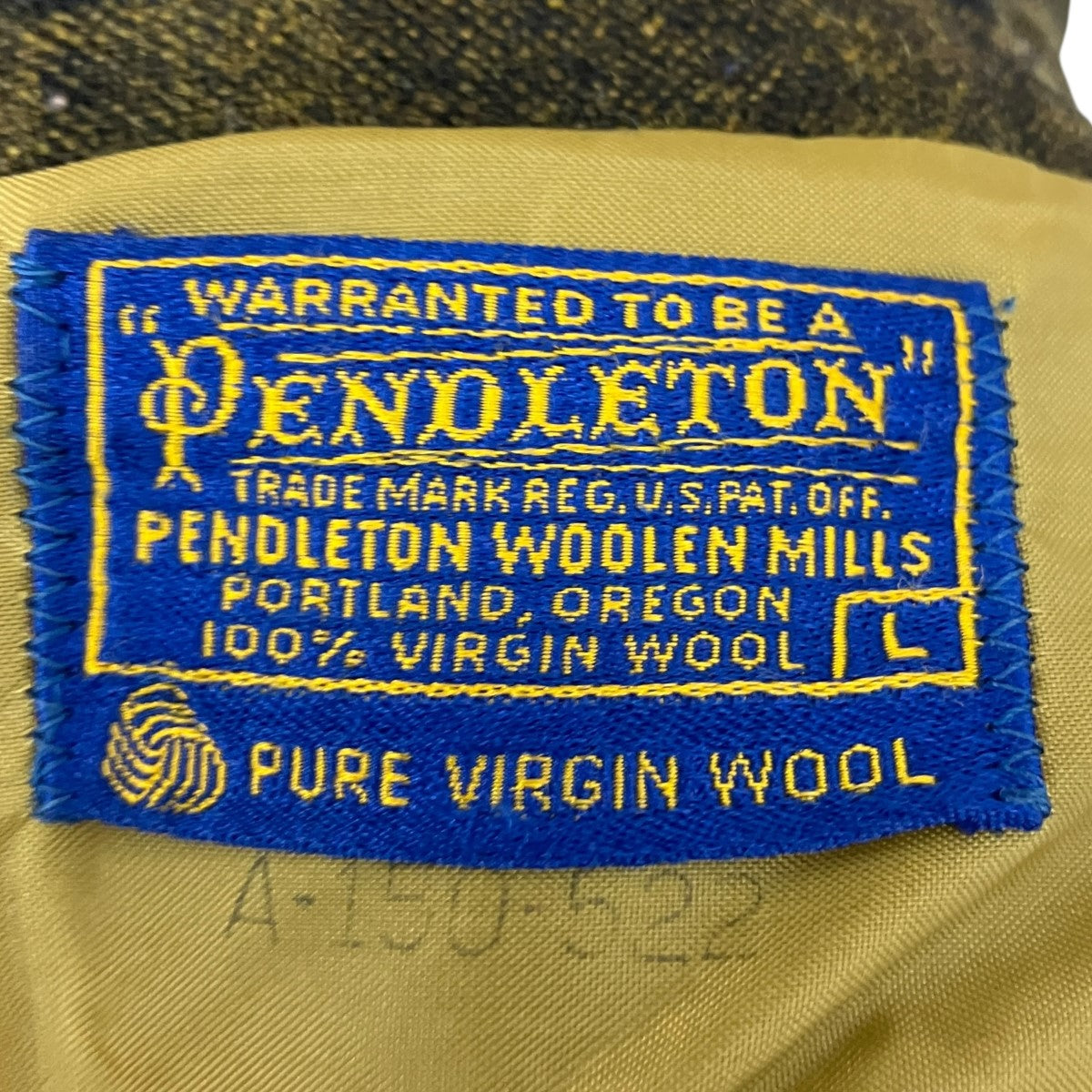 PENDLETON 60s 49er Jacketチェック柄ネルテーラードジャケット 古着・中古-6枚目のアイテム画像