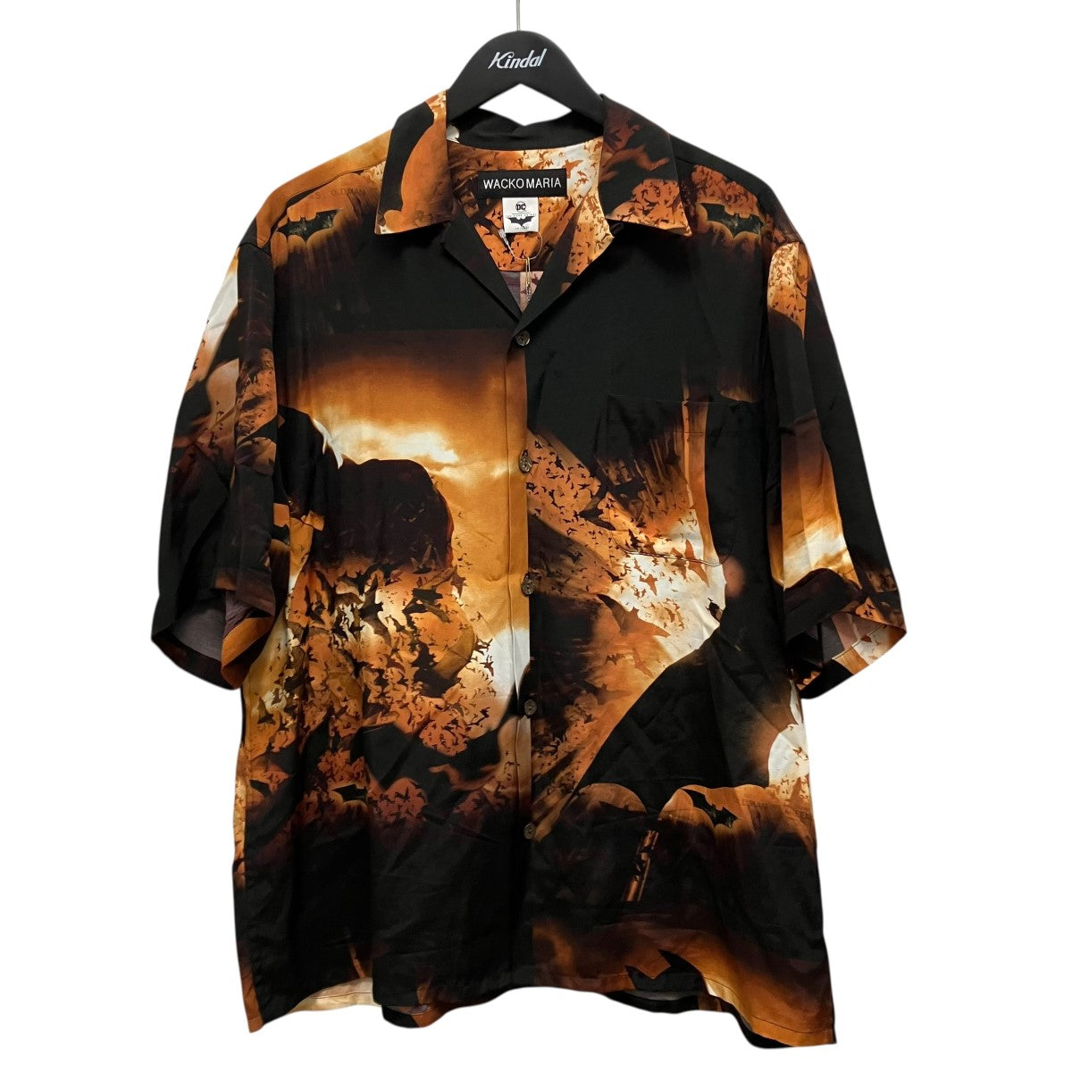 WACKO MARIA×THE DARK KNIGHT TRILOGY 25SSTHE DARK KNIGHT TRILOGY S S HAWAIIAN SHIRT総柄アロハシャツ 古着・中古-1枚目のアイテム画像