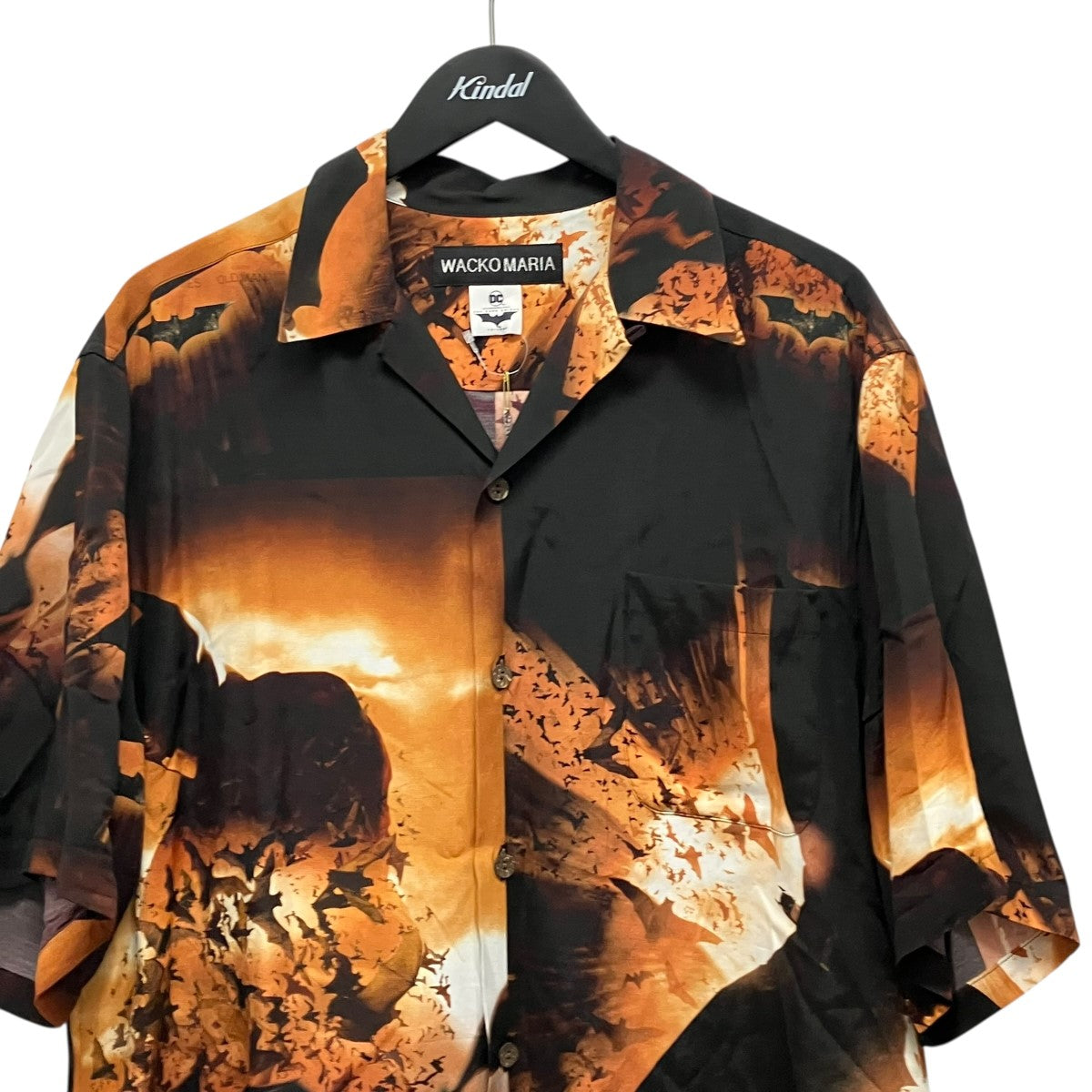 WACKO MARIA×THE DARK KNIGHT TRILOGY 25SSTHE DARK KNIGHT TRILOGY S S HAWAIIAN SHIRT総柄アロハシャツ 古着・中古-3枚目のアイテム画像