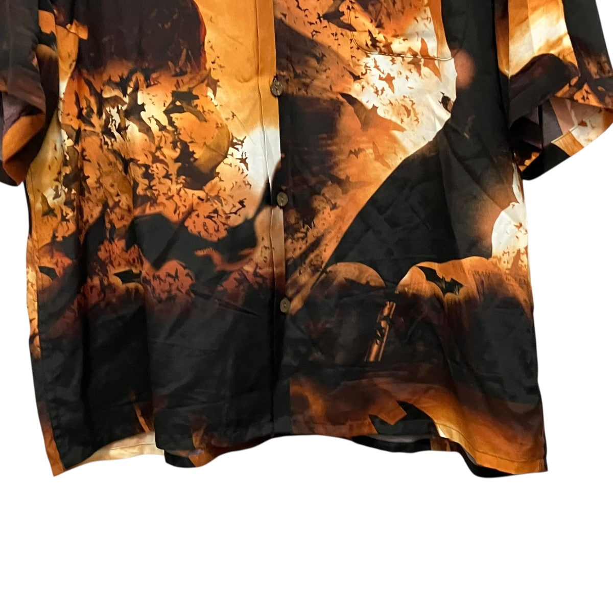 WACKO MARIA×THE DARK KNIGHT TRILOGY 25SSTHE DARK KNIGHT TRILOGY S S HAWAIIAN SHIRT総柄アロハシャツ 古着・中古-4枚目のアイテム画像
