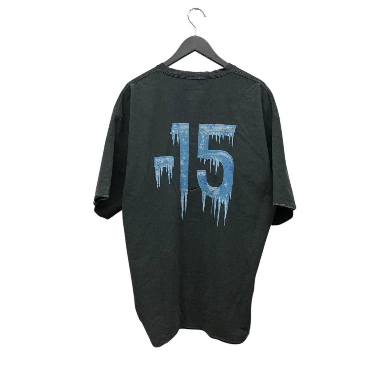 25SSULTRA FREEZER REGULAR FIT T-SHIRTダメージ加工ロゴプリントTシャツ25SS37CS377
