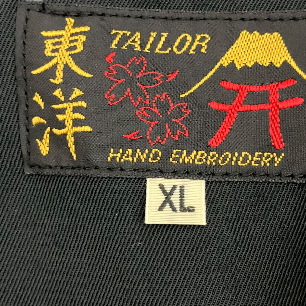 東洋エンタープライズ SUKA SHIRT “DRAGON”総柄刺しゅうサテンシャツTT39509 古着・中古-6枚目のアイテム画像