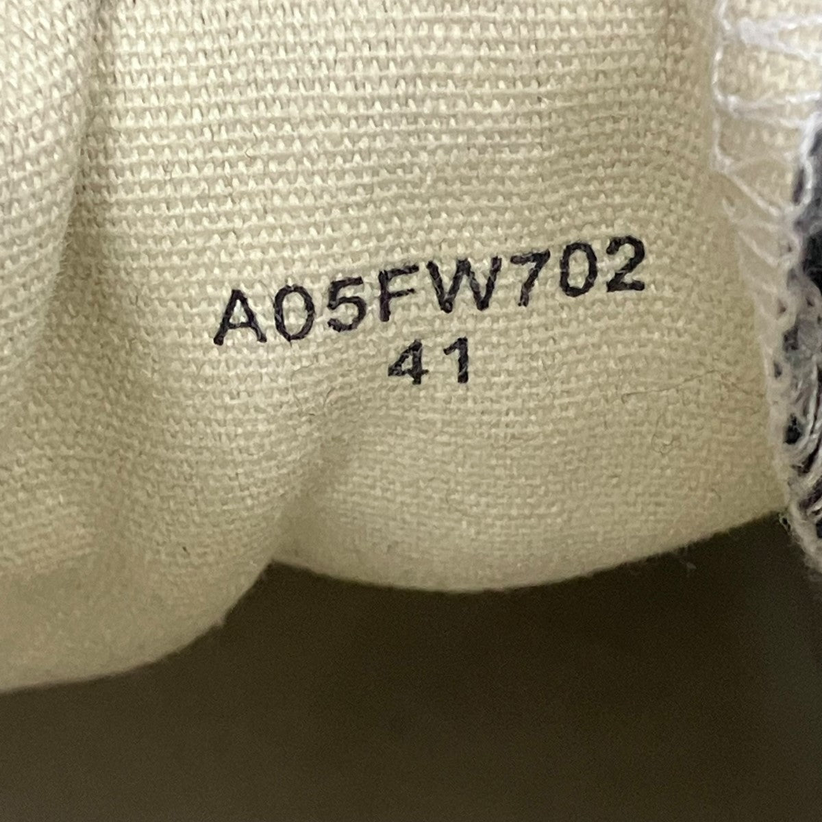 MIHARA YASUHIRO HANK OG Sole Canvas Low-top SneakerローカットスニーカーA05FW702 古着・中古-5枚目のアイテム画像