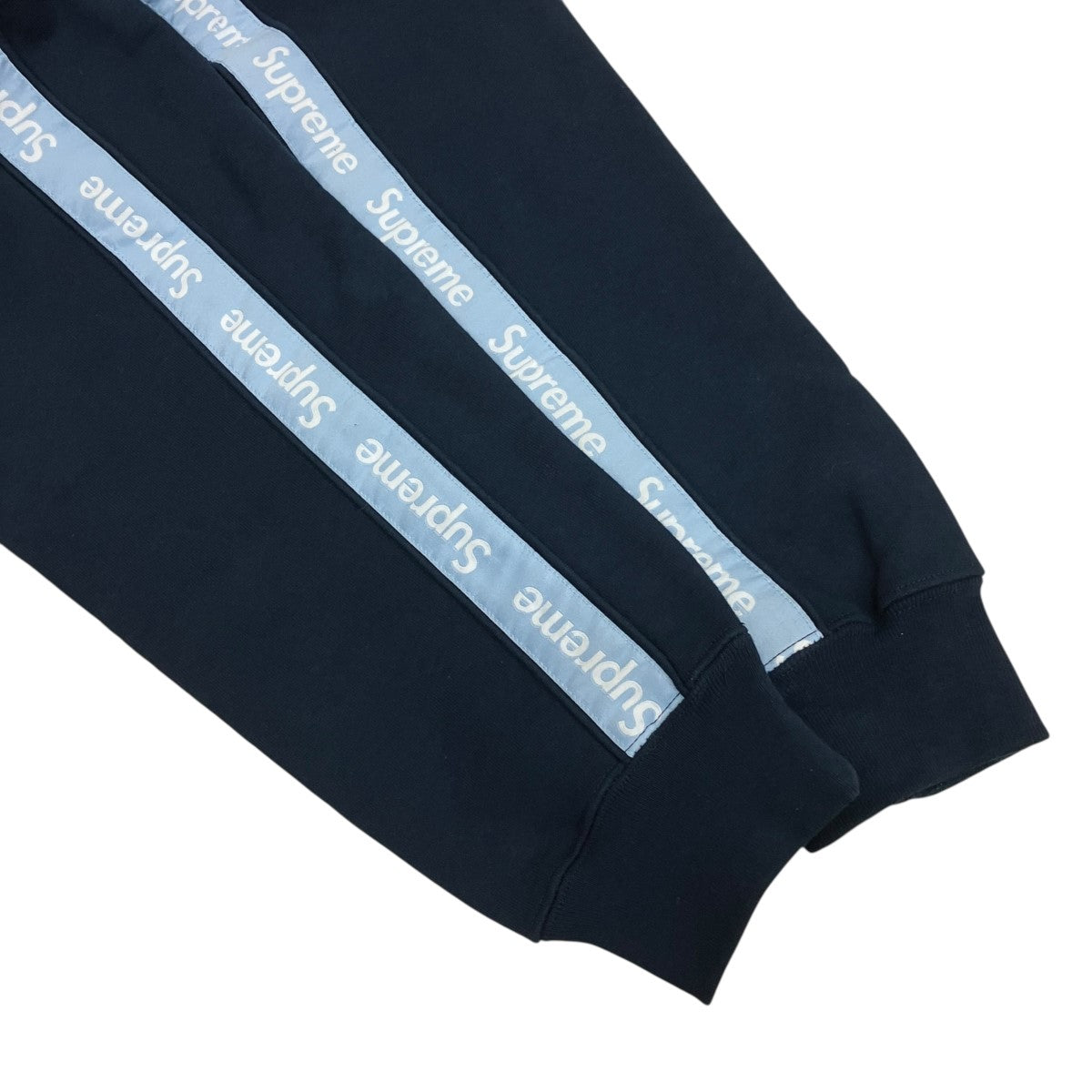 19AWText Stripe Hooded Sweatshirtジップアップパーカー