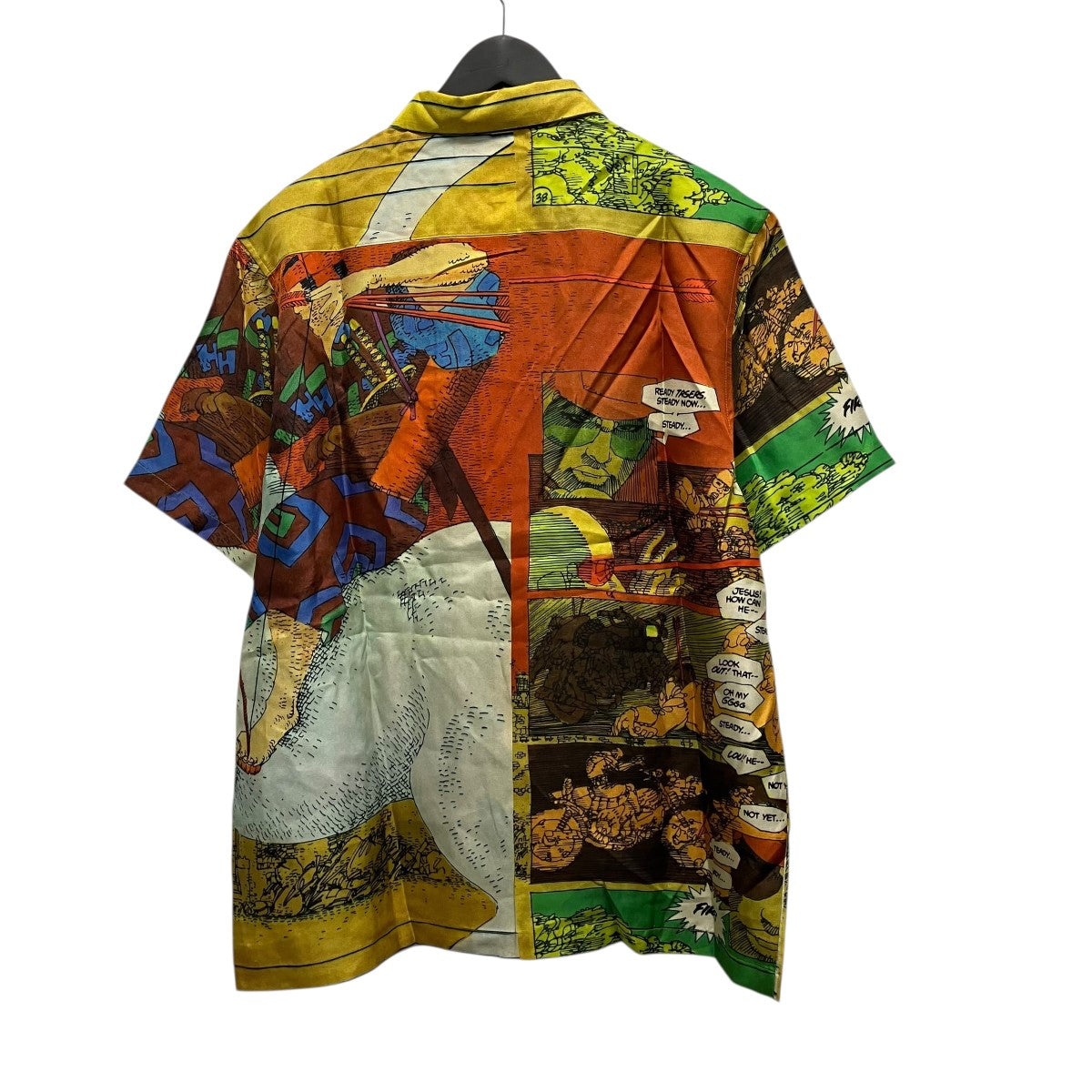 Supreme 23SSRonin Silk S S Shirts総柄半袖シルクシャツ 古着・中古-2枚目のアイテム画像