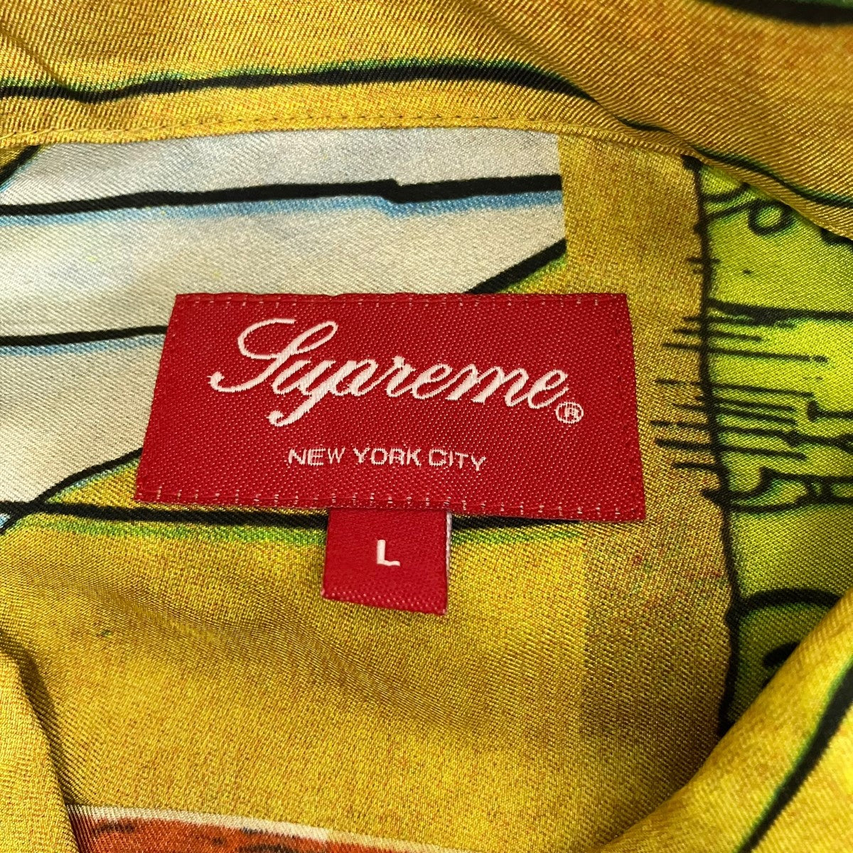 Supreme 23SSRonin Silk S S Shirts総柄半袖シルクシャツ 古着・中古-6枚目のアイテム画像