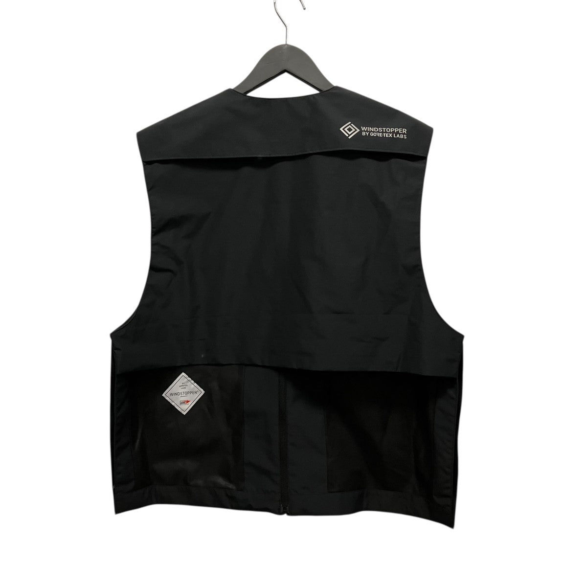D-VEC×ALMOSTBLACK ジップアップナイロンベストVF-20500439 古着・中古-2枚目のアイテム画像