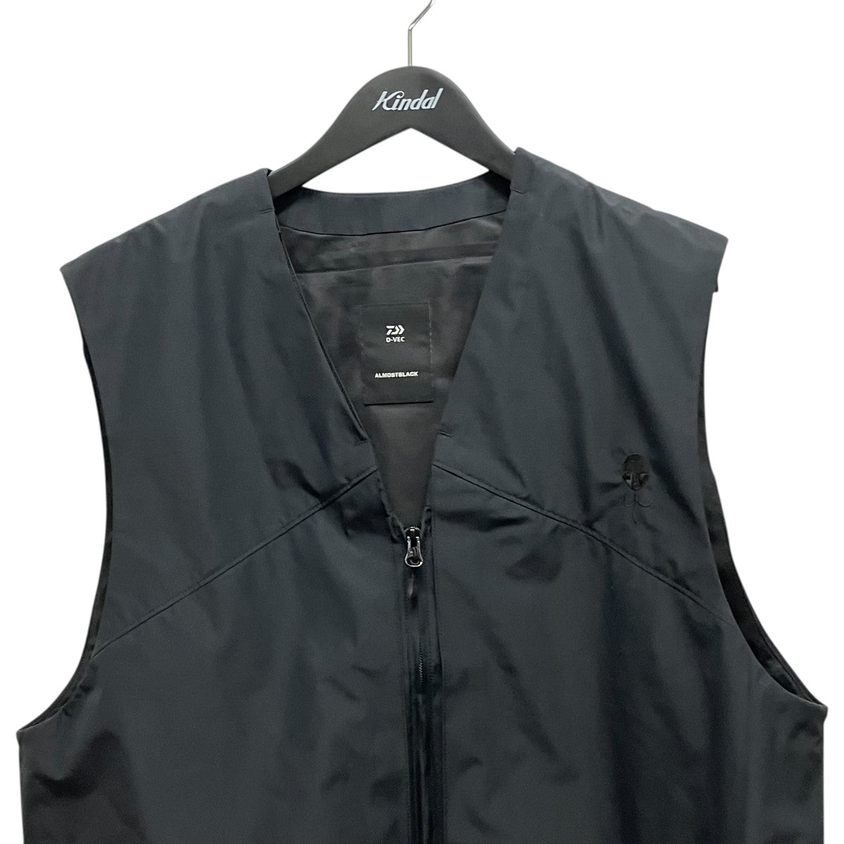 D-VEC×ALMOSTBLACK ジップアップナイロンベストVF-20500439 古着・中古-3枚目のアイテム画像