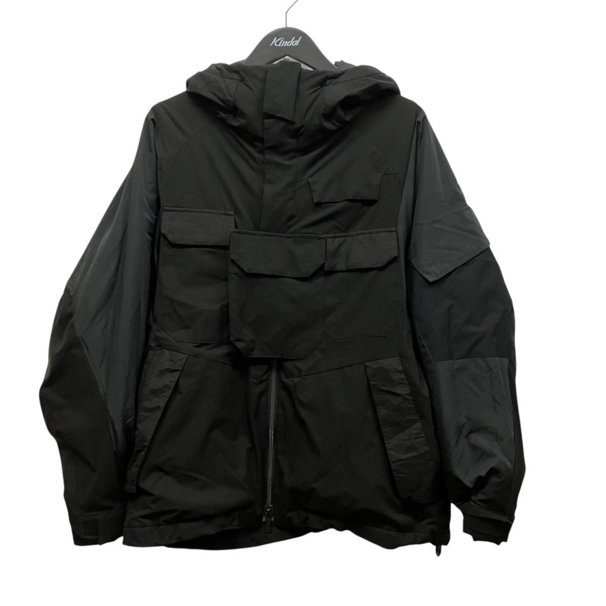 WHITE MOUNTAINEERING ELIMINATOR GORE-TEX INFINIUM PRIMALOFT HOODED JACKET BLACKフーデッド中綿ジャケットBK2273210 古着・中古-1枚目のアイテム画像