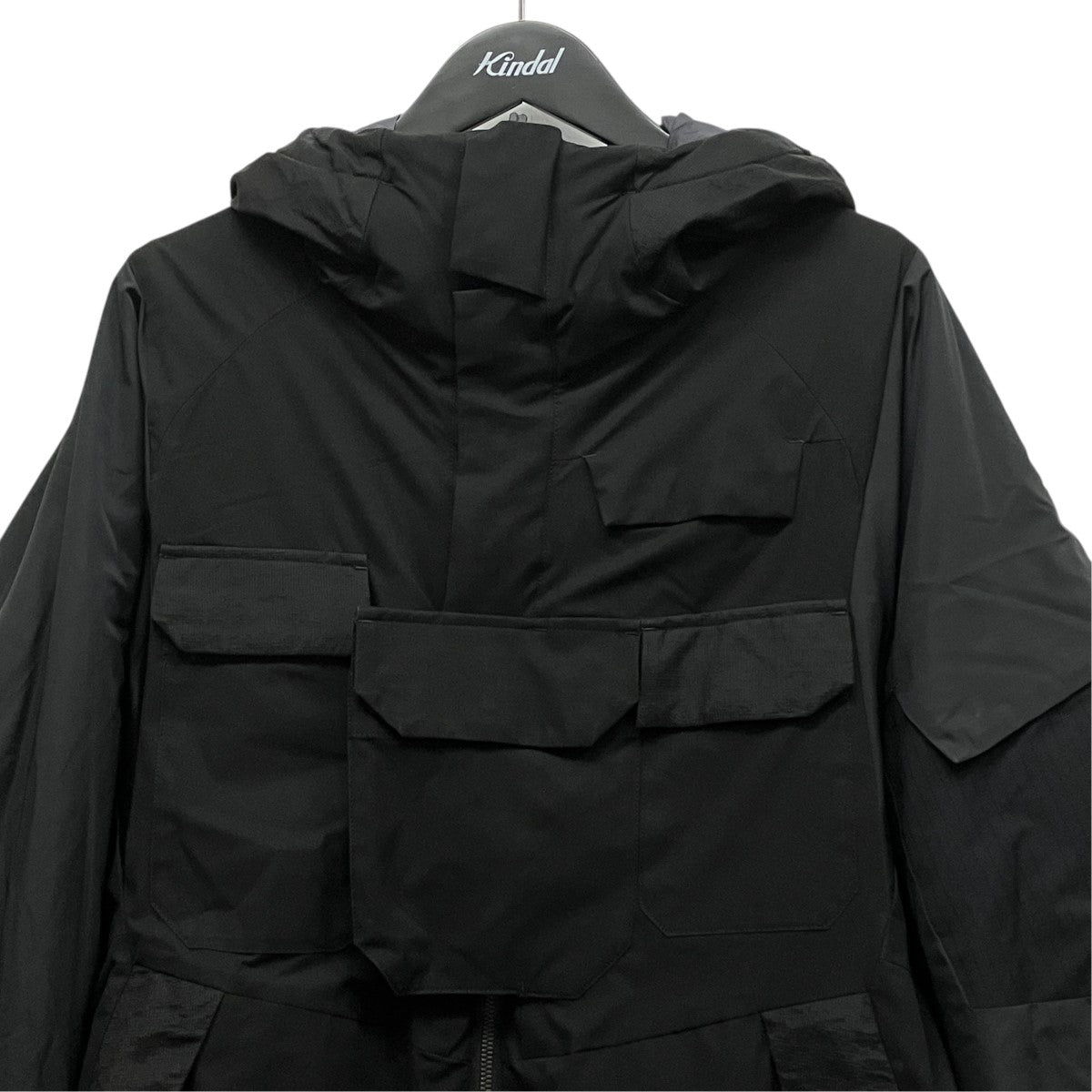 WHITE MOUNTAINEERING ELIMINATOR GORE-TEX INFINIUM PRIMALOFT HOODED JACKET BLACKフーデッド中綿ジャケットBK2273210 古着・中古-4枚目のアイテム画像