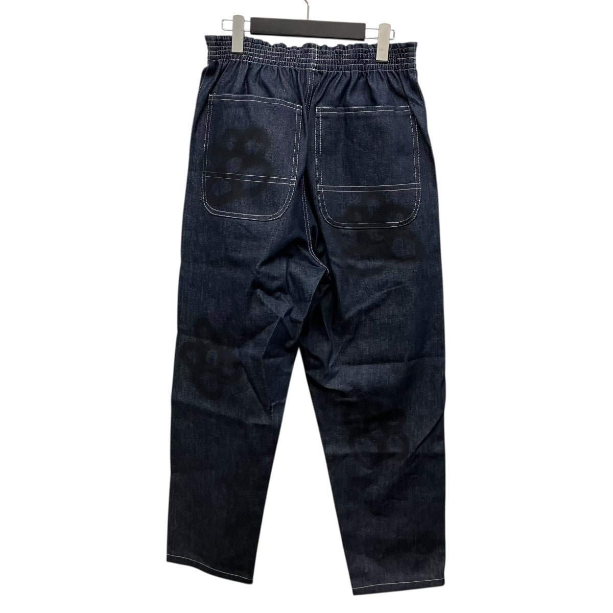 CAMIEL FORTGENS GRANDMA PANTS花柄イージーデニムパンツ 古着・中古-2枚目のアイテム画像