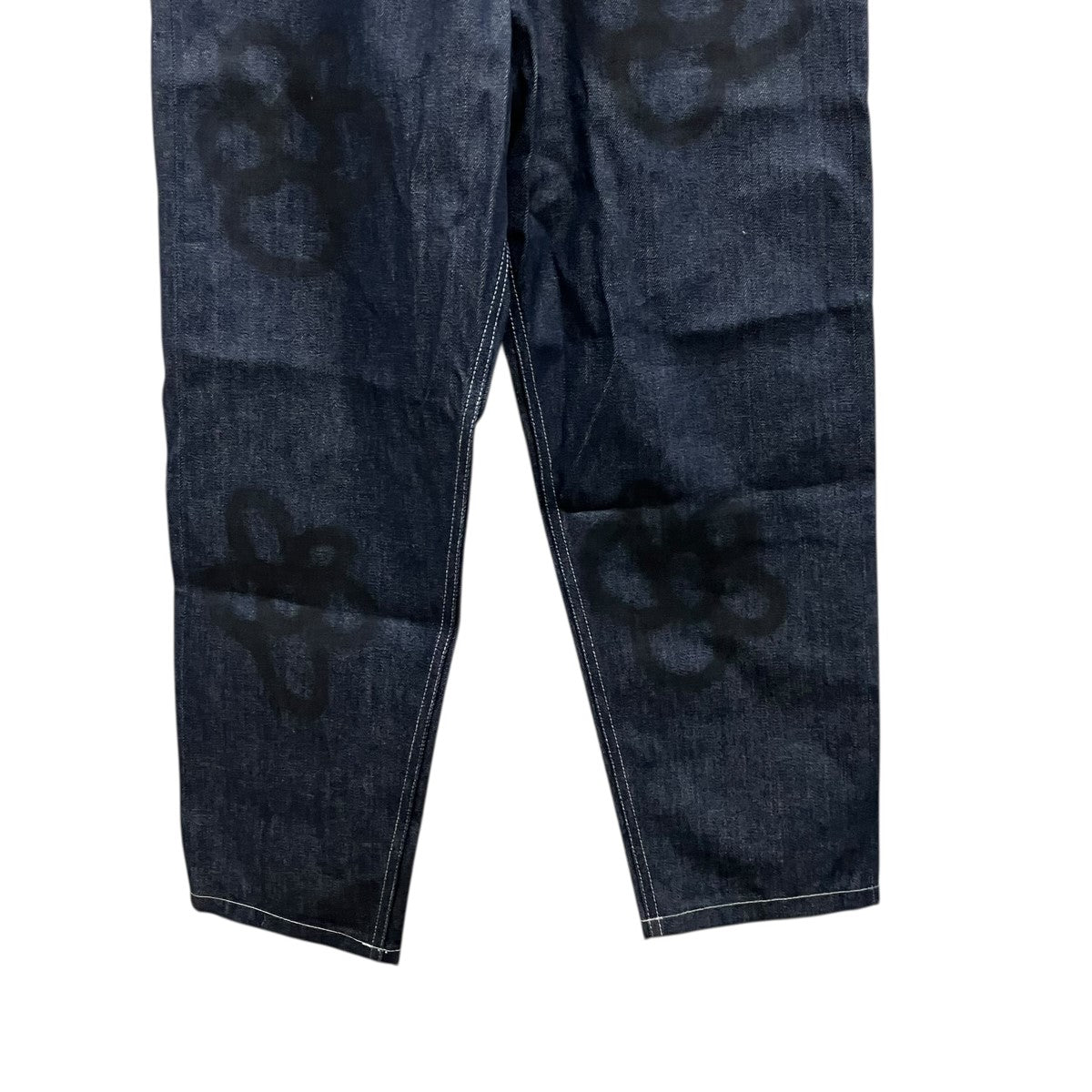CAMIEL FORTGENS GRANDMA PANTS花柄イージーデニムパンツ 古着・中古-4枚目のアイテム画像