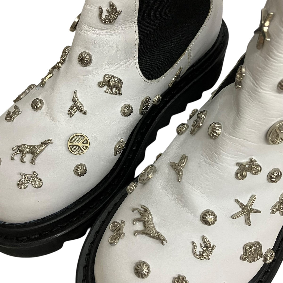 TOGA PULLA Embellished Boots AJ1245スタッズサイドゴアブーツ 古着・中古-7枚目のアイテム画像