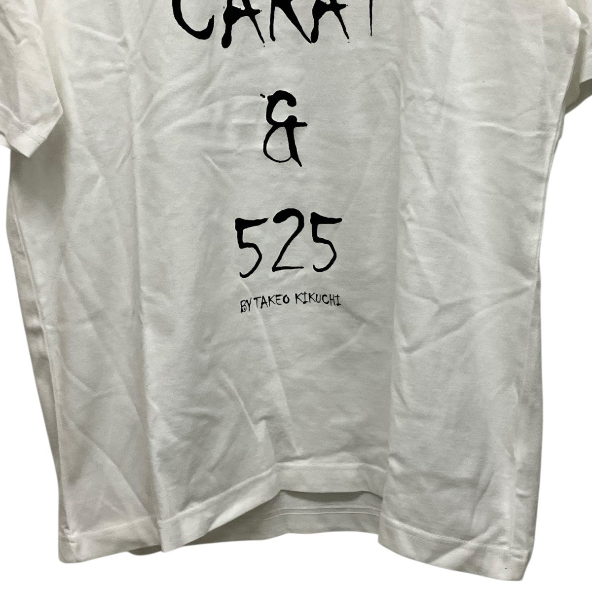 TAKEO KIKUCHI×40CARATS＆525 ロゴプリントTシャツ205-24004 古着・中古-4枚目のアイテム画像
