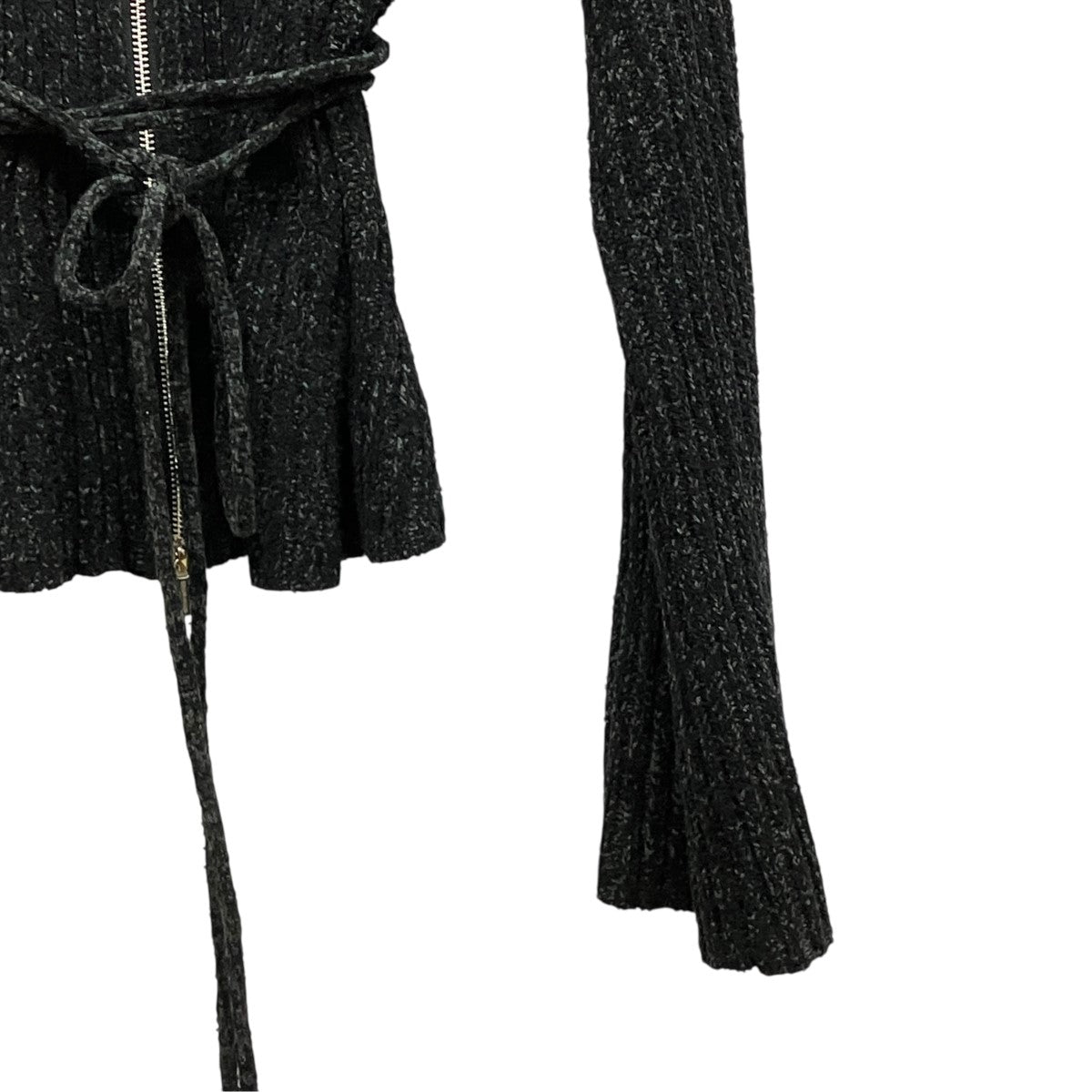 MAISON SPECIAL Layered Bolero Knitwearジップアップニットベスト＆クロップドニットカーディガン21242365804 古着・中古-4枚目のアイテム画像