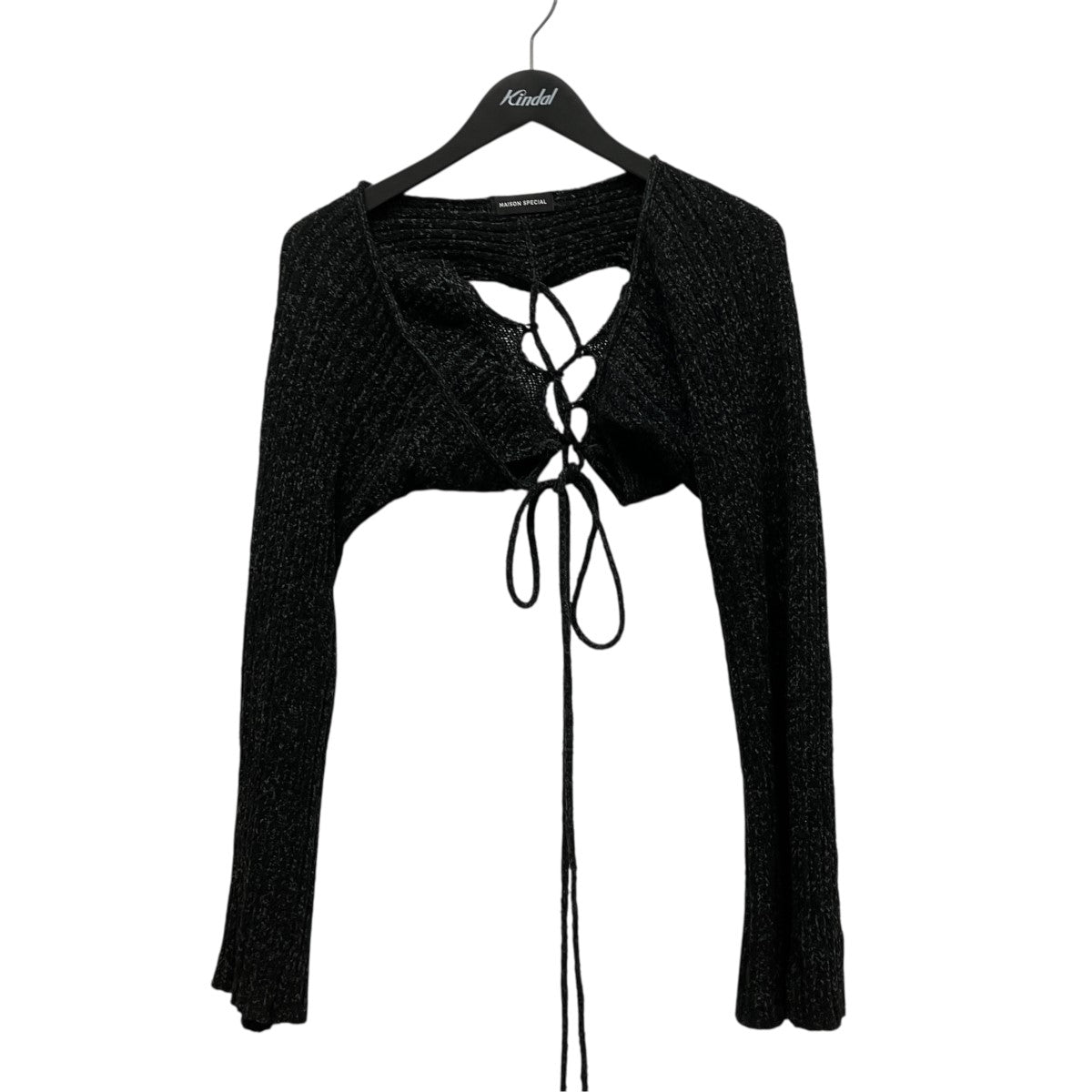 MAISON SPECIAL Layered Bolero Knitwearジップアップニットベスト＆クロップドニットカーディガン21242365804 古着・中古-5枚目のアイテム画像