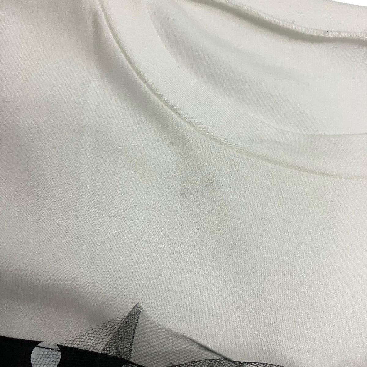 MAISON SPECIAL 異素材コンビフリルニットトップスドット柄フリルドッキングロンTシャツ21252415808 古着・中古-7枚目のアイテム画像