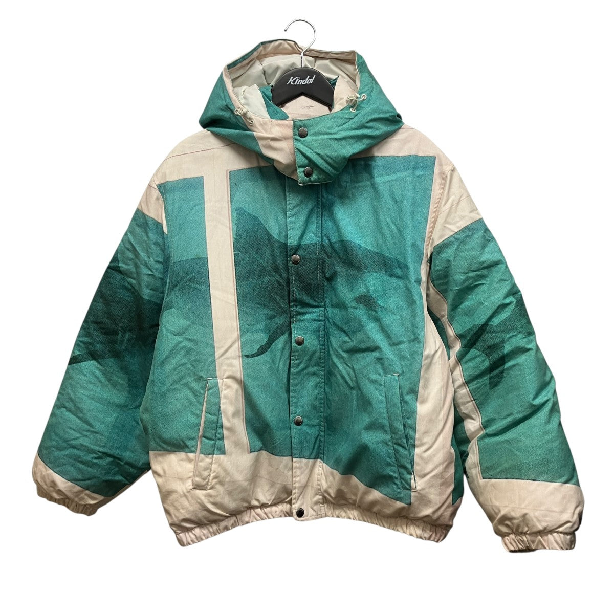 Supreme 25SSDamien Hirst Down puffer Jacket総柄バックロゴダウンジャケット 古着・中古-2枚目のアイテム画像