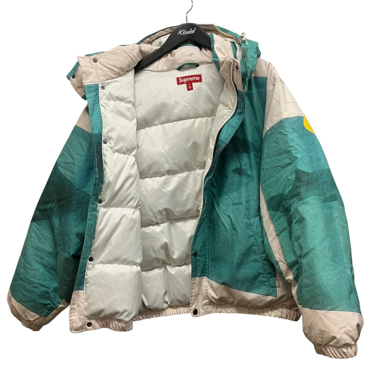 Supreme 25SSDamien Hirst Down puffer Jacket総柄バックロゴダウンジャケット 古着・中古-3枚目のアイテム画像