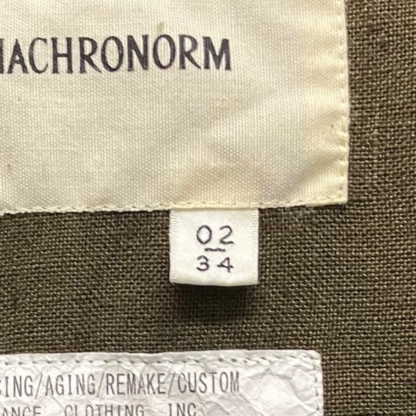 ANACHRONORM リネンジップアップジャンプスーツAN-393464 古着・中古-7枚目のアイテム画像