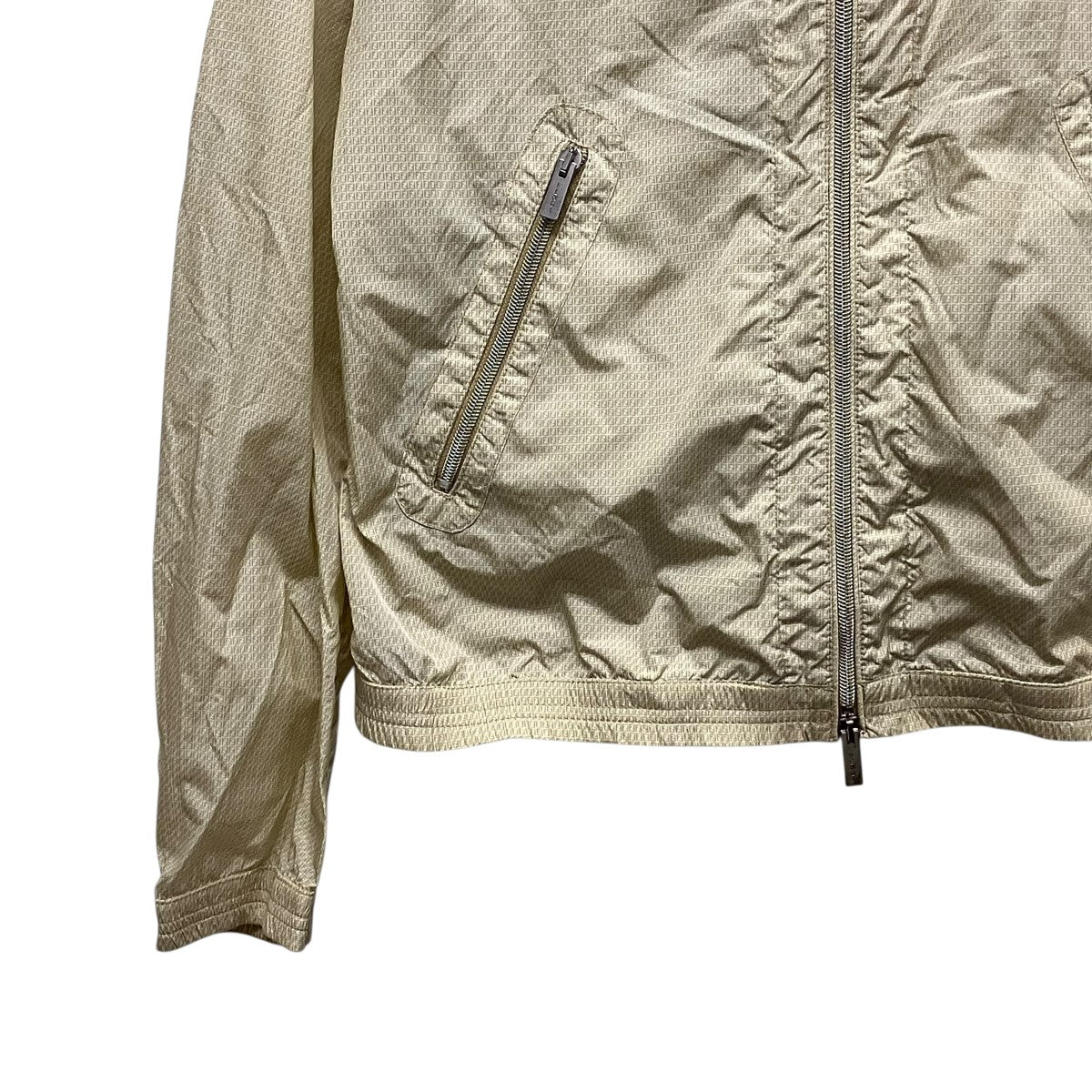 FENDI ズッカ柄ポケッタブルフーデッドジップアップナイロンジャケットFW0472 GFG 古着・中古-5枚目のアイテム画像