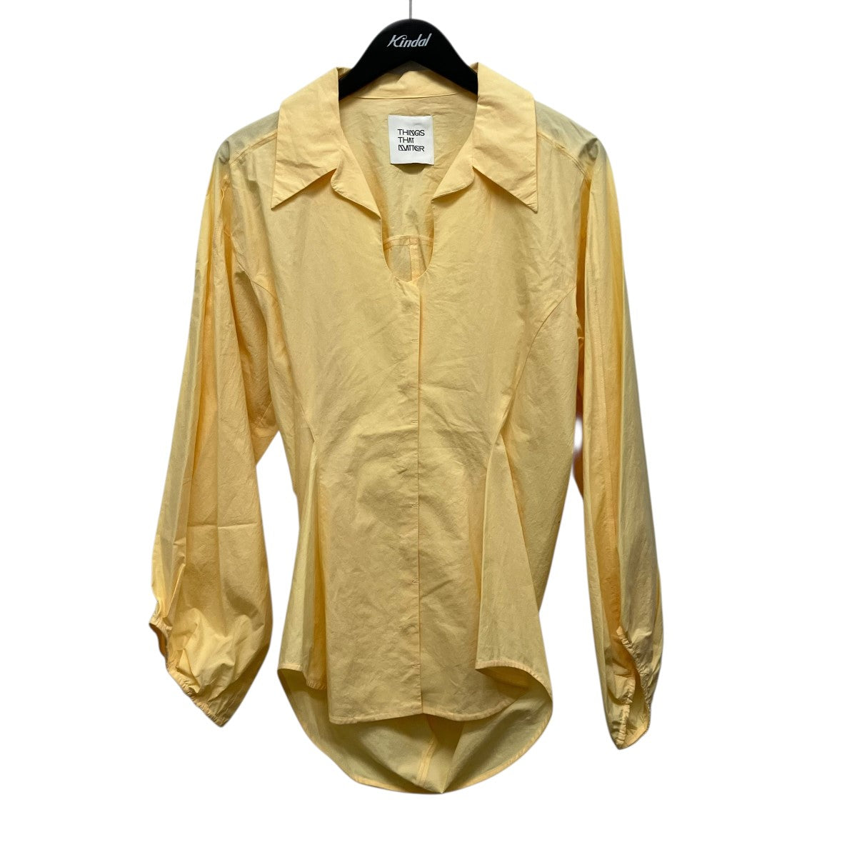 VOLUME SLEEVE SHIRTデザインシャツ0582TM0102P