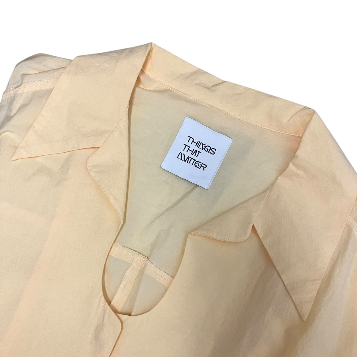 VOLUME SLEEVE SHIRTデザインシャツ0582TM0102P