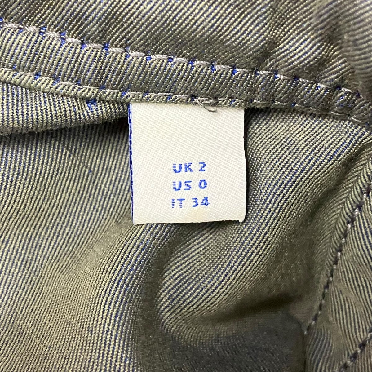 BURBERRY ハーフジップベルテッドノースリブワンピース8086911 古着・中古-7枚目のアイテム画像