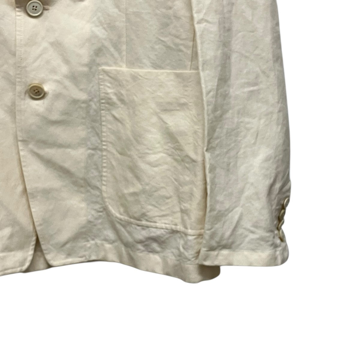 DRIES VAN NOTEN リネンテ-ラードジャケット73-07-71-07005 古着・中古-5枚目のアイテム画像