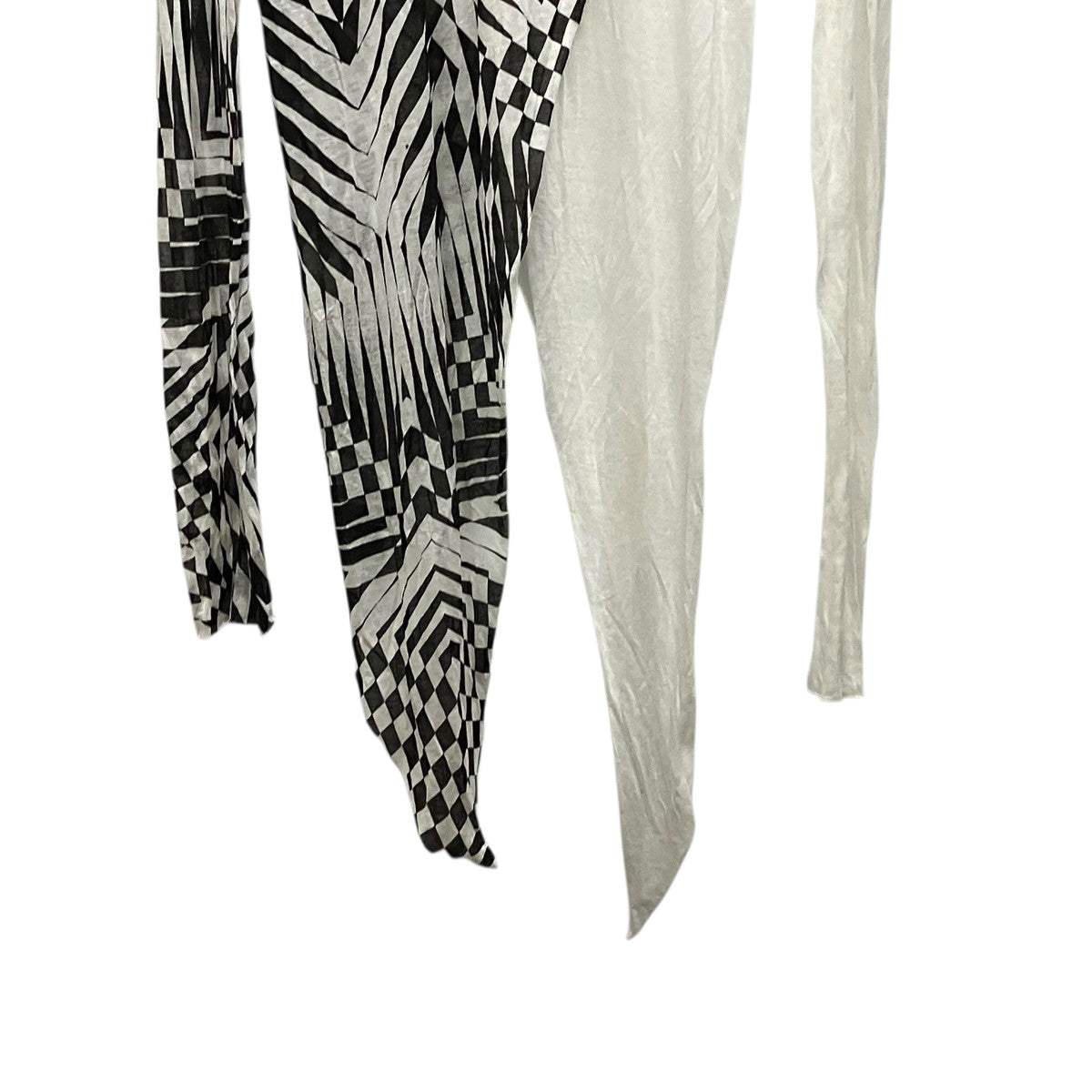 gareth pugh 幾何学変形シルク混総柄レイヤードカットソーPG 5220 古着・中古-4枚目のアイテム画像
