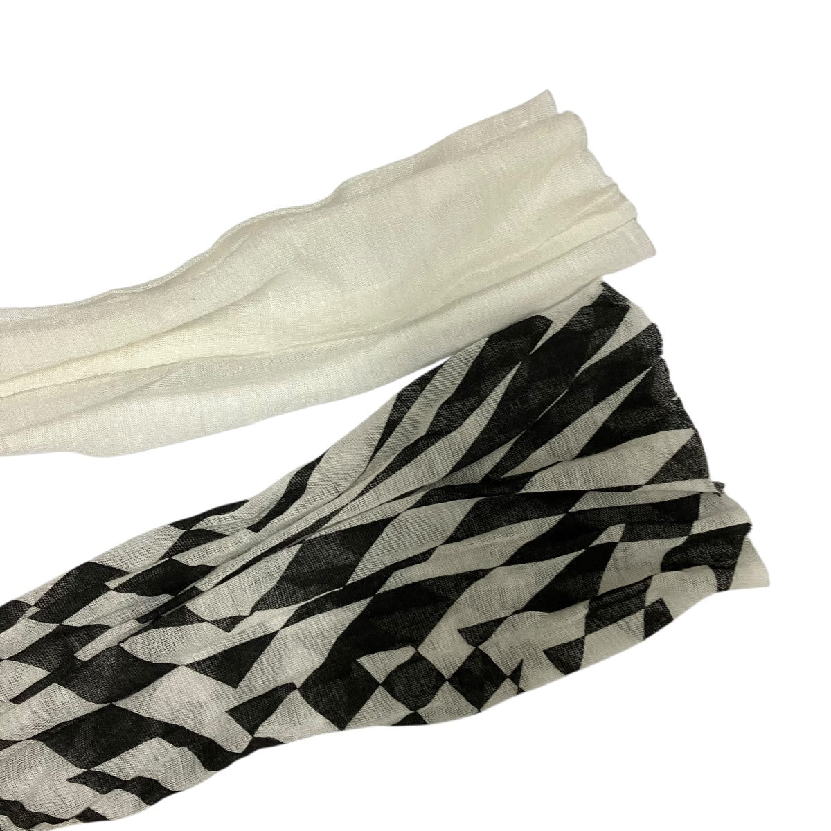 gareth pugh 幾何学変形シルク混総柄レイヤードカットソーPG 5220 古着・中古-6枚目のアイテム画像