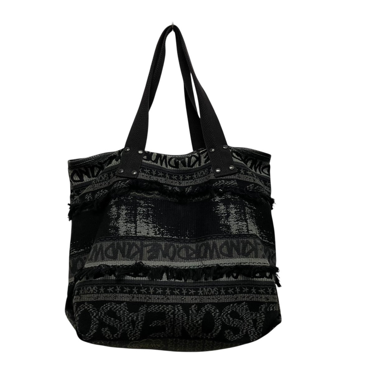 sacai 23SSJacquard Tote Large総柄トートバッグ23-0471S 古着・中古-2枚目のアイテム画像