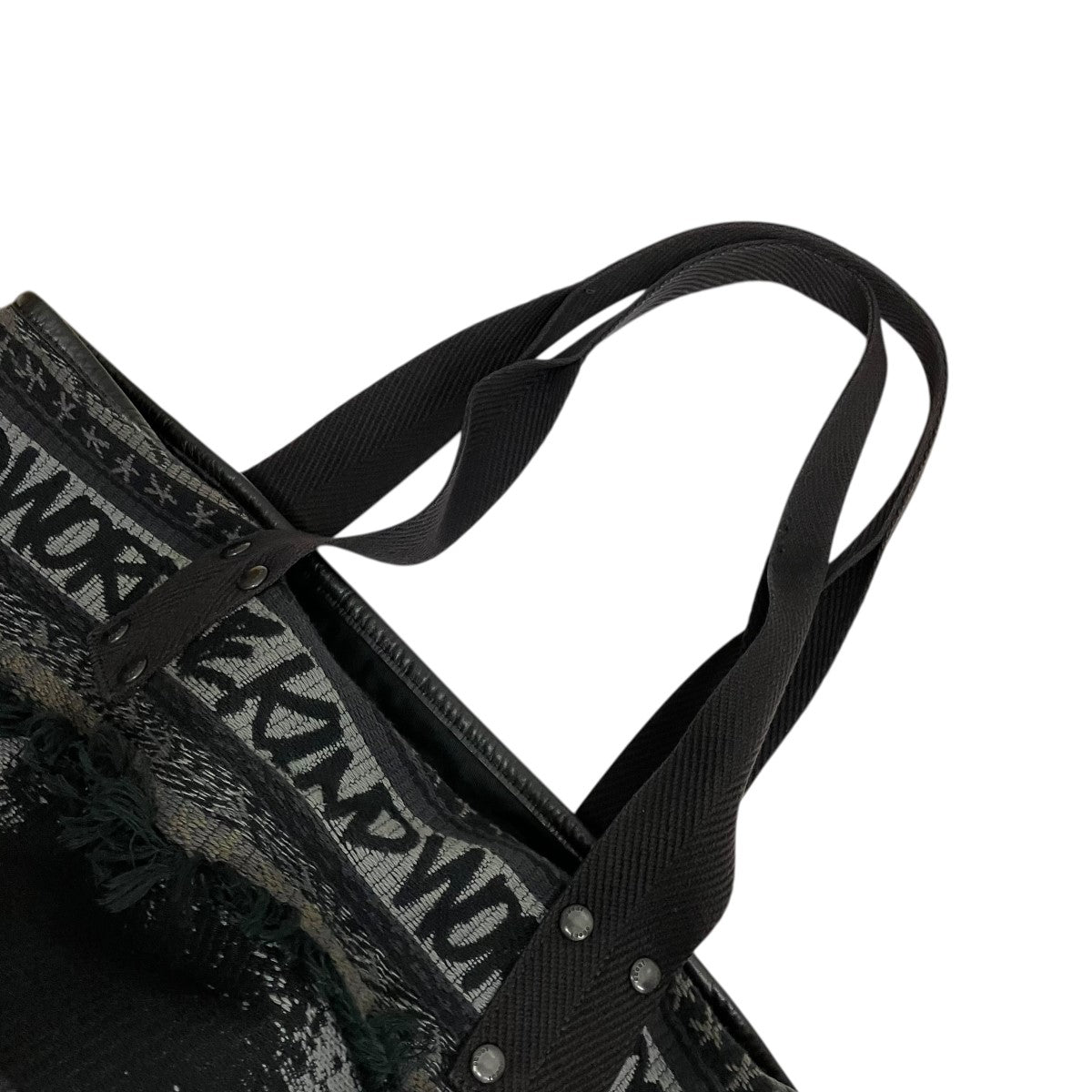 sacai 23SSJacquard Tote Large総柄トートバッグ23-0471S 古着・中古-6枚目のアイテム画像