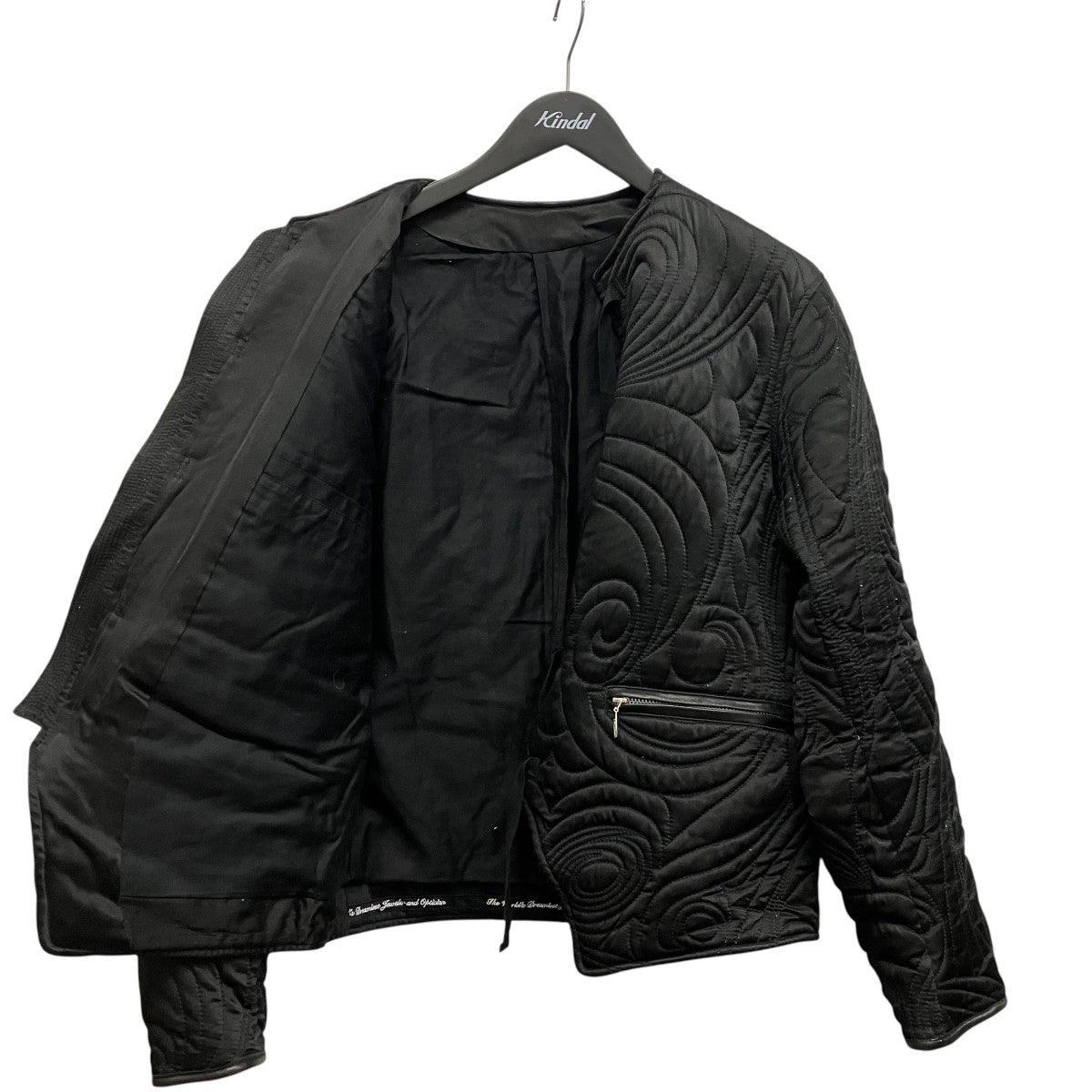 MASU×SOLAKZADE 25AWPSYCHEDELIC SILK BLOUSONサイケデリック柄キルティングデザインシルクジャケットM25X9BL001 古着・中古-3枚目のアイテム画像