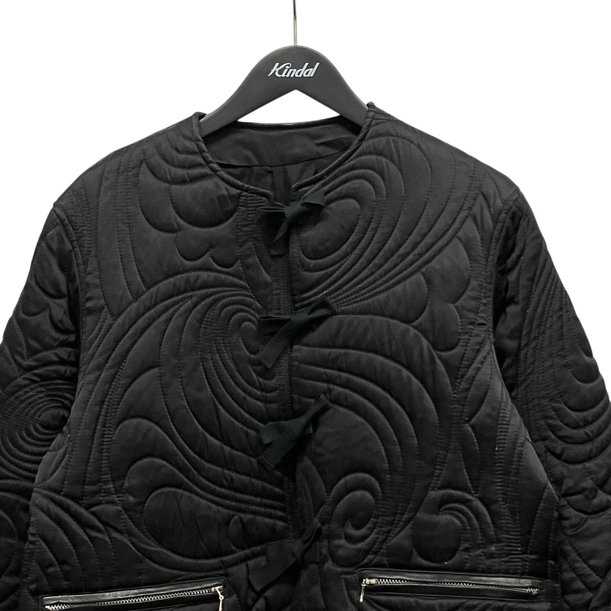 MASU×SOLAKZADE 25AWPSYCHEDELIC SILK BLOUSONサイケデリック柄キルティングデザインシルクジャケットM25X9BL001 古着・中古-4枚目のアイテム画像