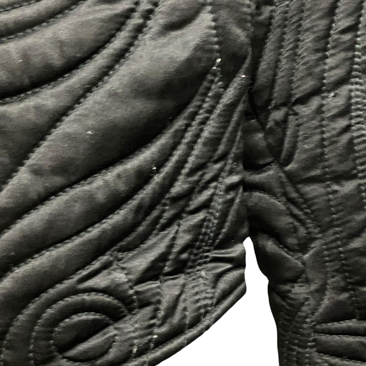 MASU×SOLAKZADE 25AWPSYCHEDELIC SILK BLOUSONサイケデリック柄キルティングデザインシルクジャケットM25X9BL001 古着・中古-8枚目のアイテム画像