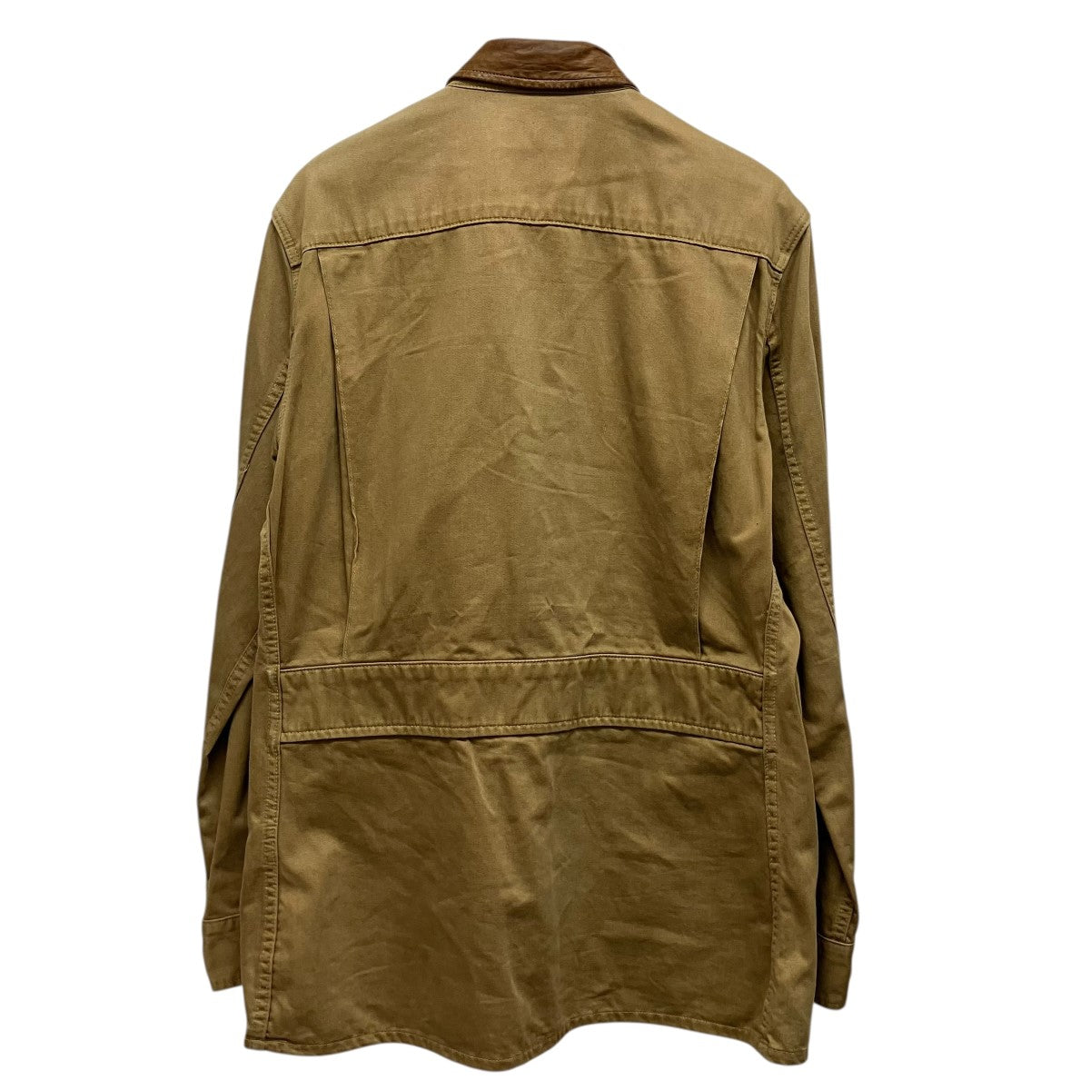 POLO RALPH LAUREN レザー襟切替ハンティングジャケットJR-RL-LS-3141 古着・中古-2枚目のアイテム画像