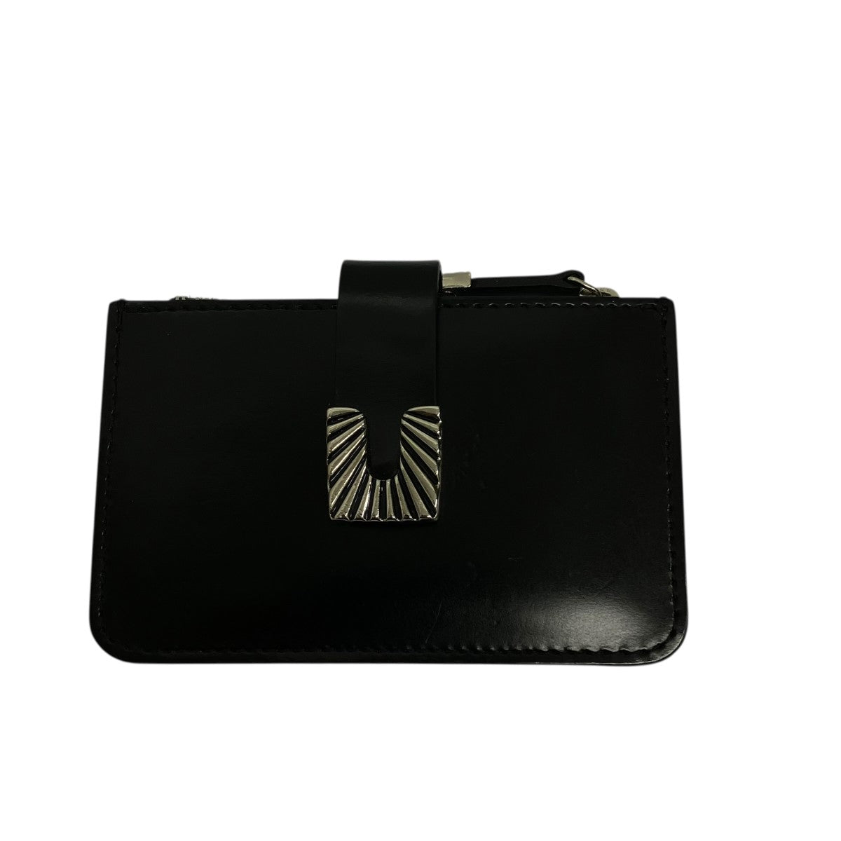 TOGA ARCHIVES Leather Wallet Small Square TipレザーショートウォレットTZ242-AG948 古着・中古-1枚目のアイテム画像