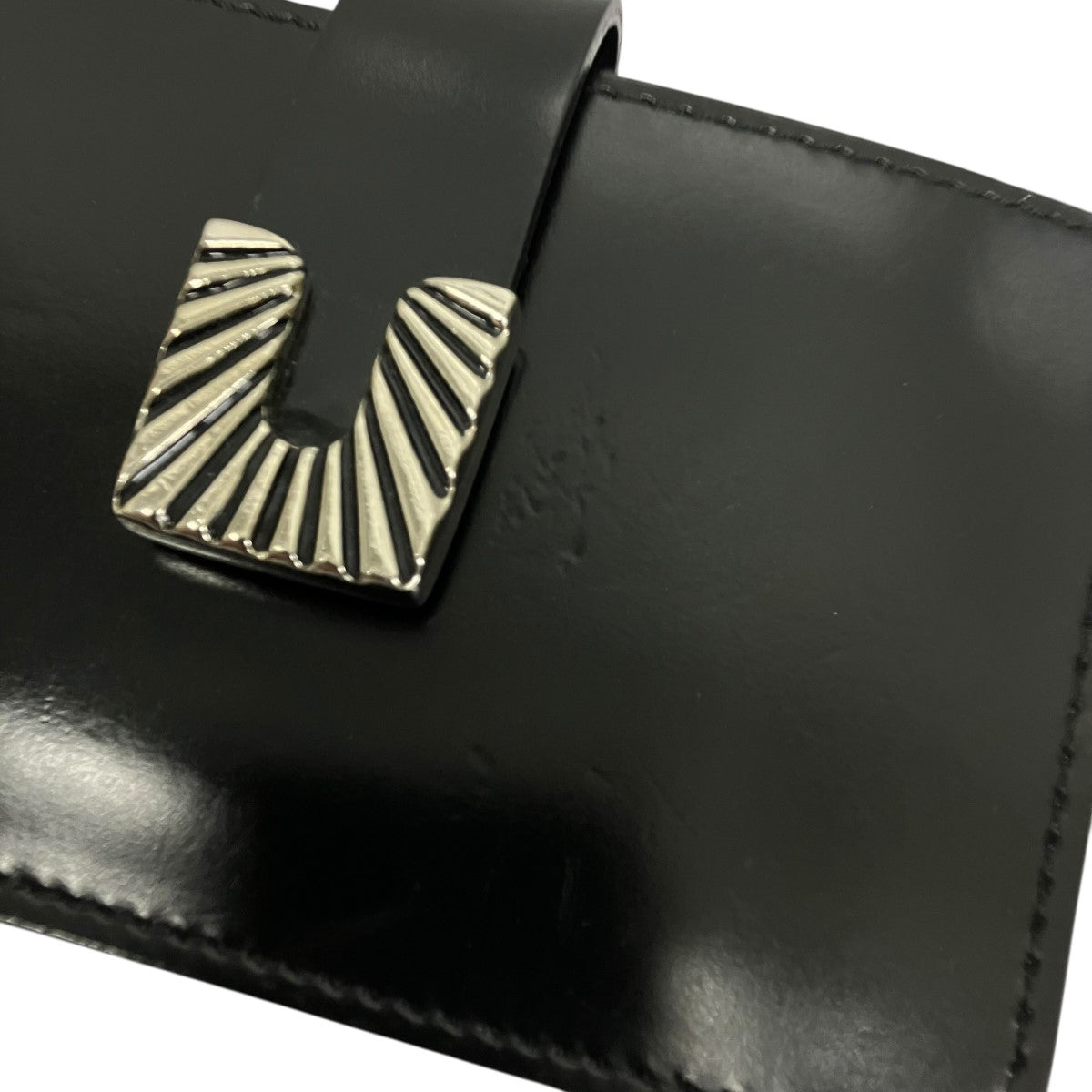 TOGA ARCHIVES Leather Wallet Small Square TipレザーショートウォレットTZ242-AG948 古着・中古-7枚目のアイテム画像