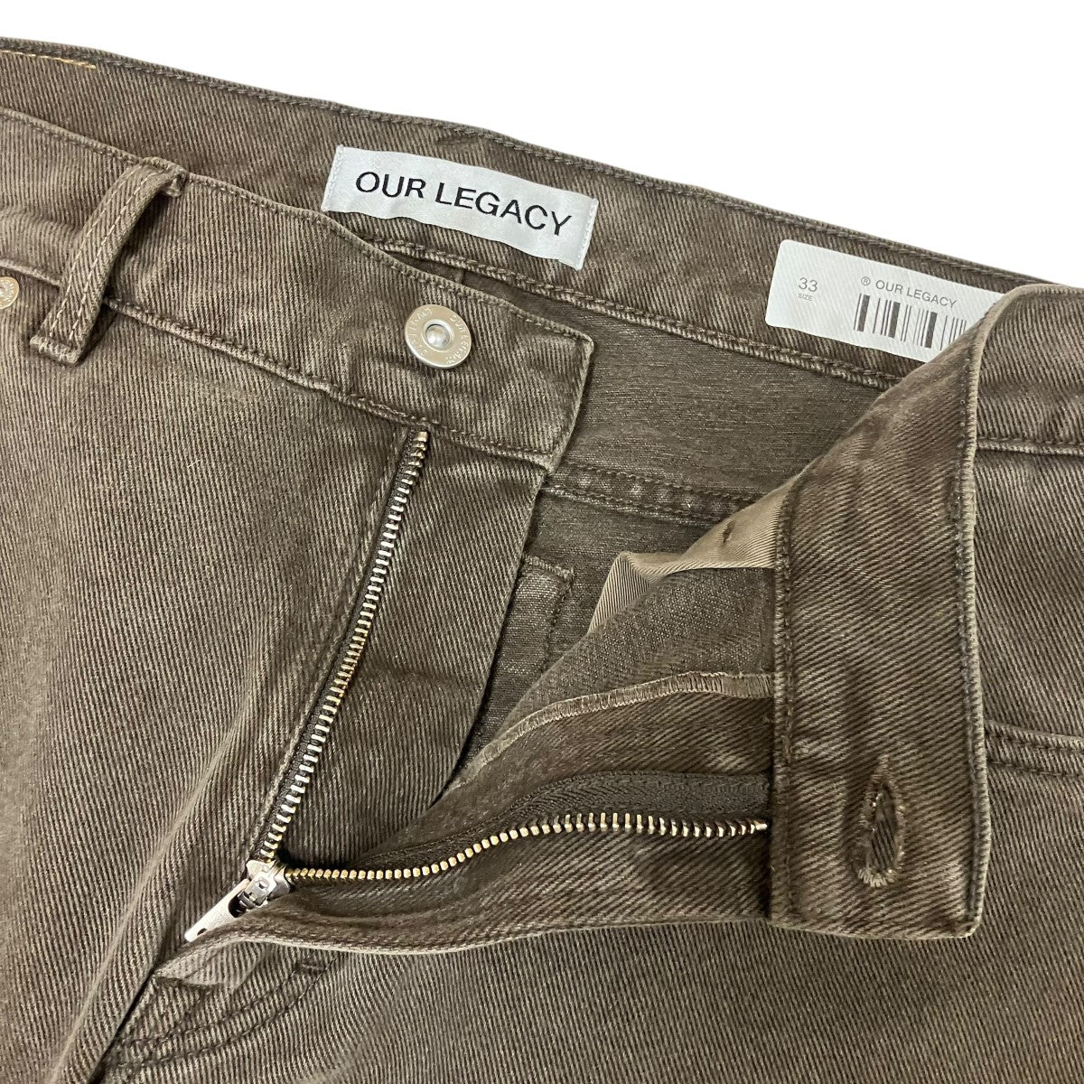 OUR LEGACY 25SS5PフレアデニムパンツM22557CH 古着・中古-3枚目のアイテム画像