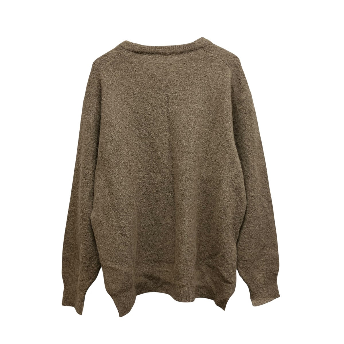 stein 25AWWOOL ALPACA MILLED KNIT CREW NECKアルパカ混クルーネックスリットニットST.1301 古着・中古-2枚目のアイテム画像