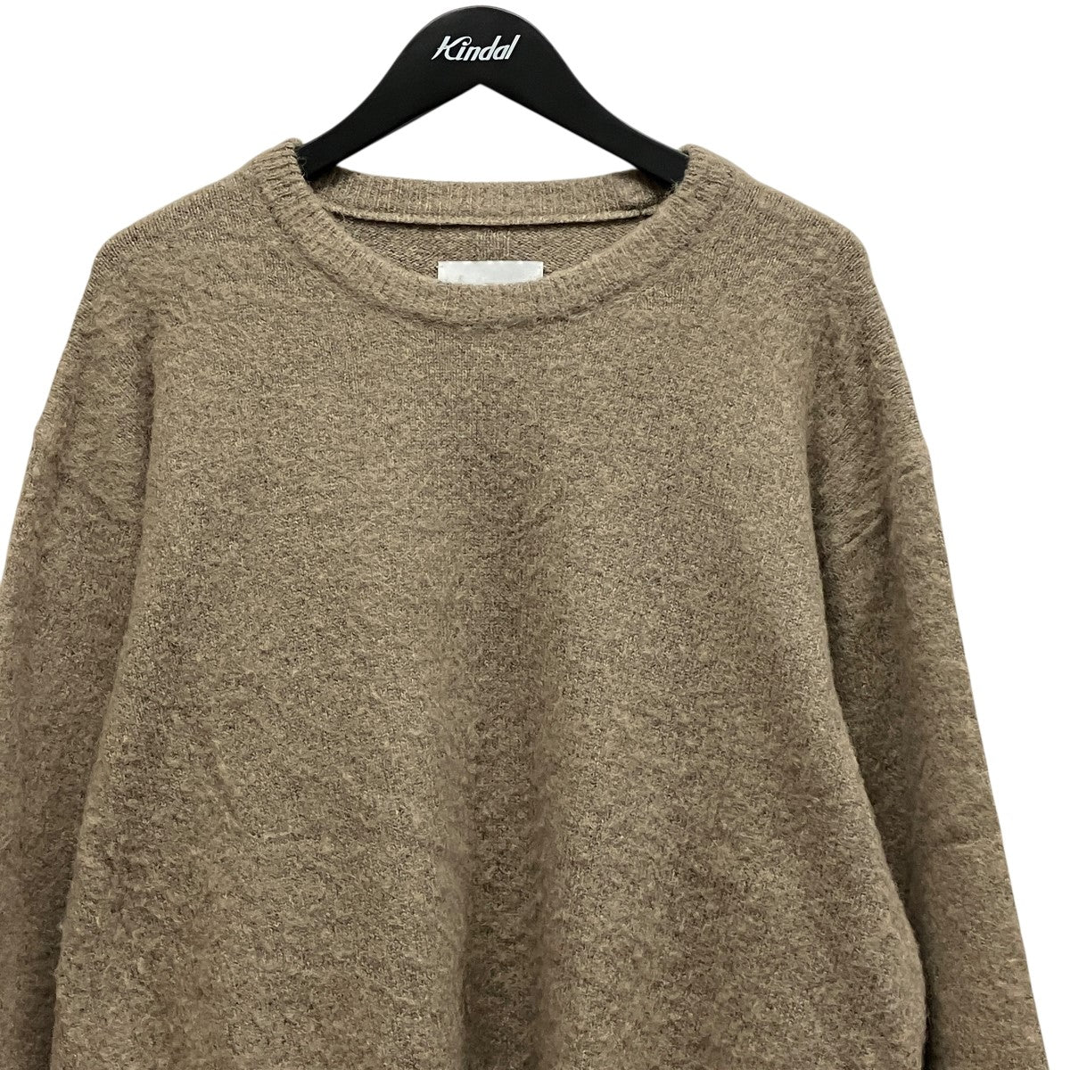 stein 25AWWOOL ALPACA MILLED KNIT CREW NECKアルパカ混クルーネックスリットニットST.1301 古着・中古-3枚目のアイテム画像
