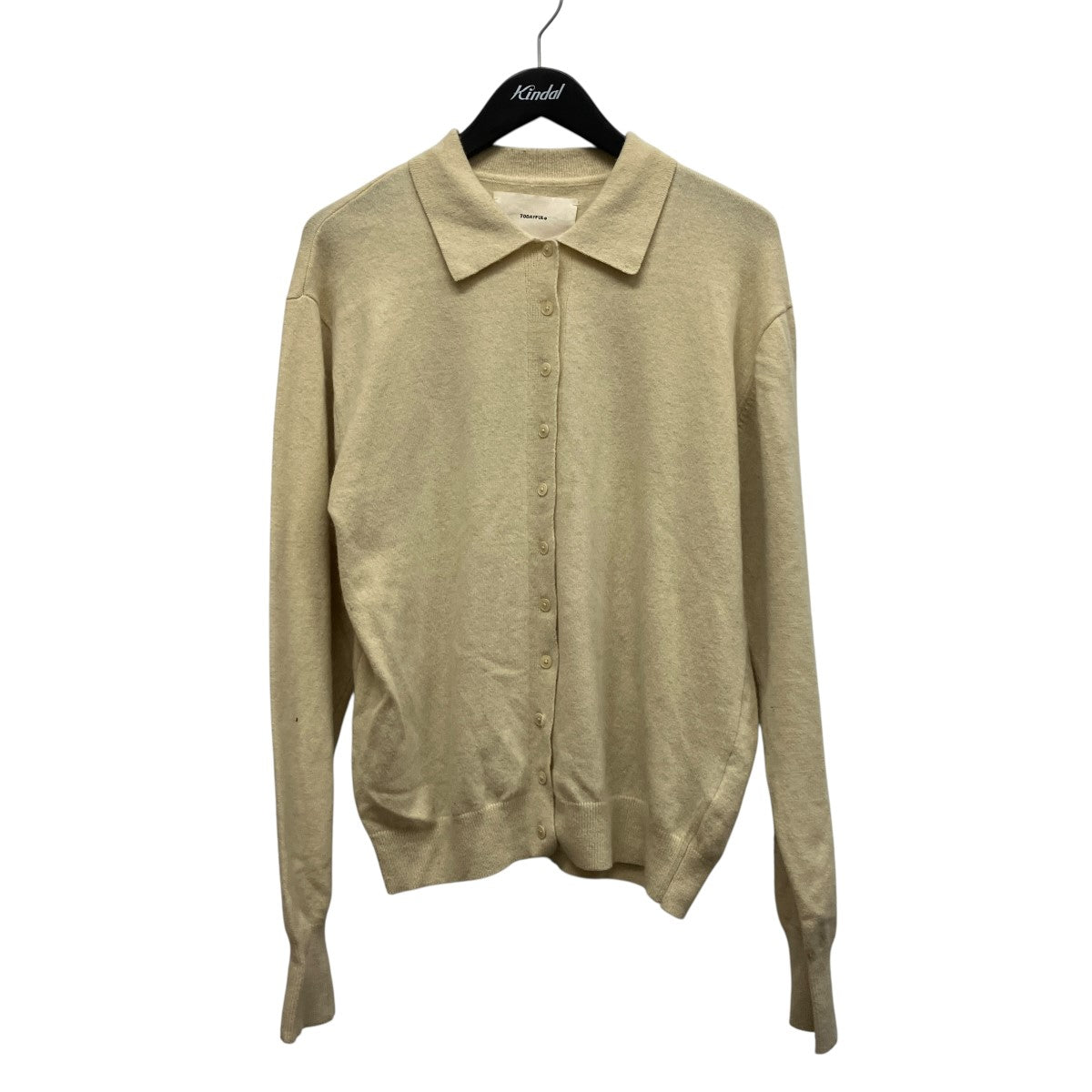 TODAYFUL 25AWRaccoon Knit Cardiganニットポロシャツ12520522 古着・中古-1枚目のアイテム画像