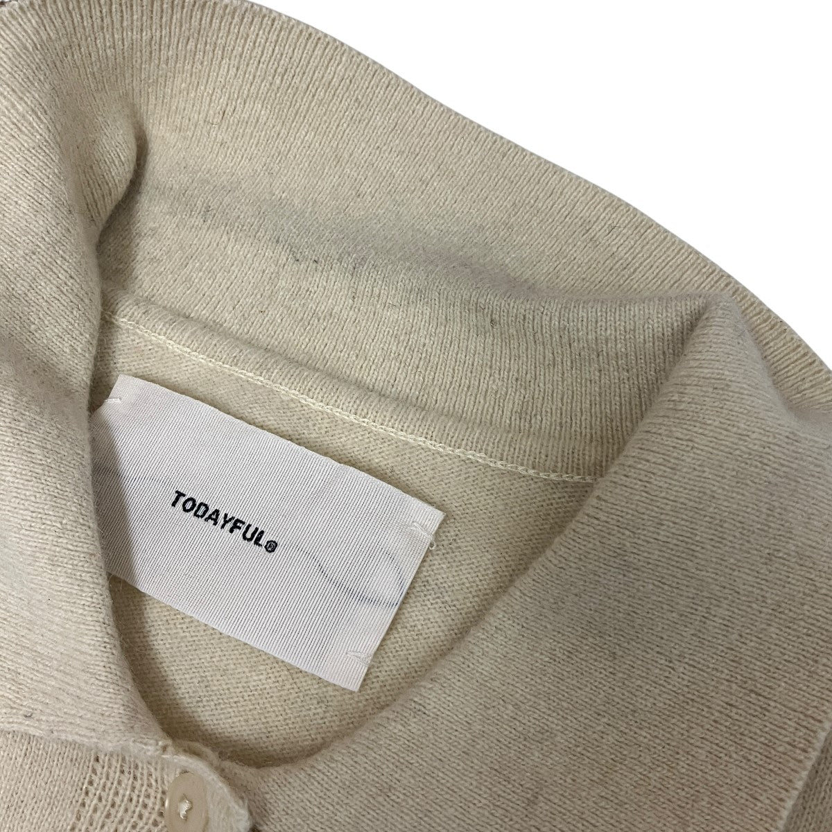 TODAYFUL 25AWRaccoon Knit Cardiganニットポロシャツ12520522 古着・中古-5枚目のアイテム画像